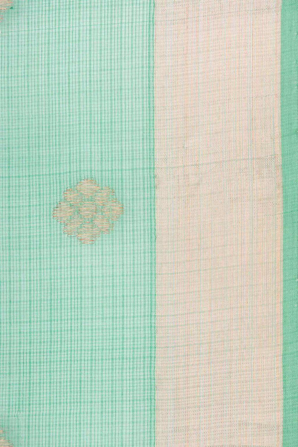 Sea Green Kota Silk Saree