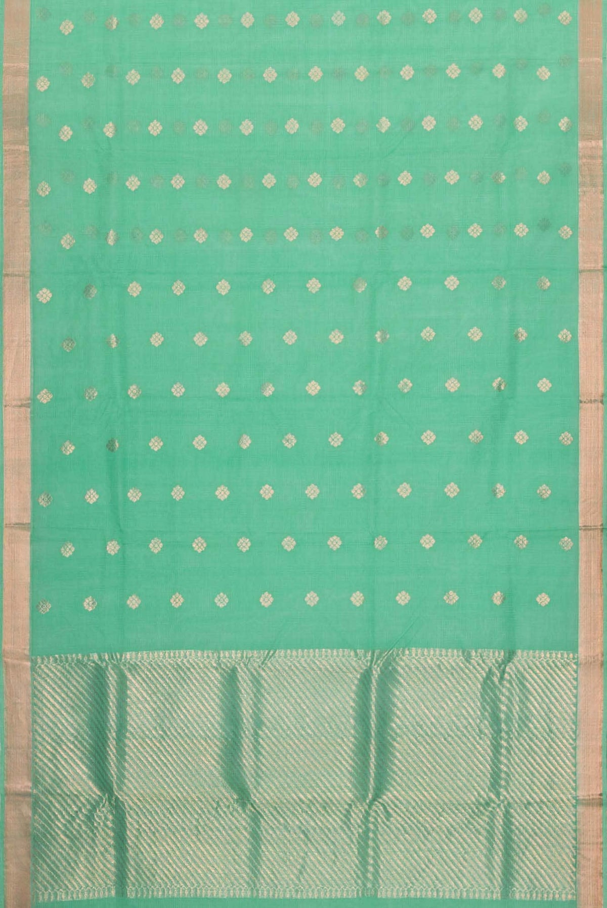 Sea Green Kota Silk Saree