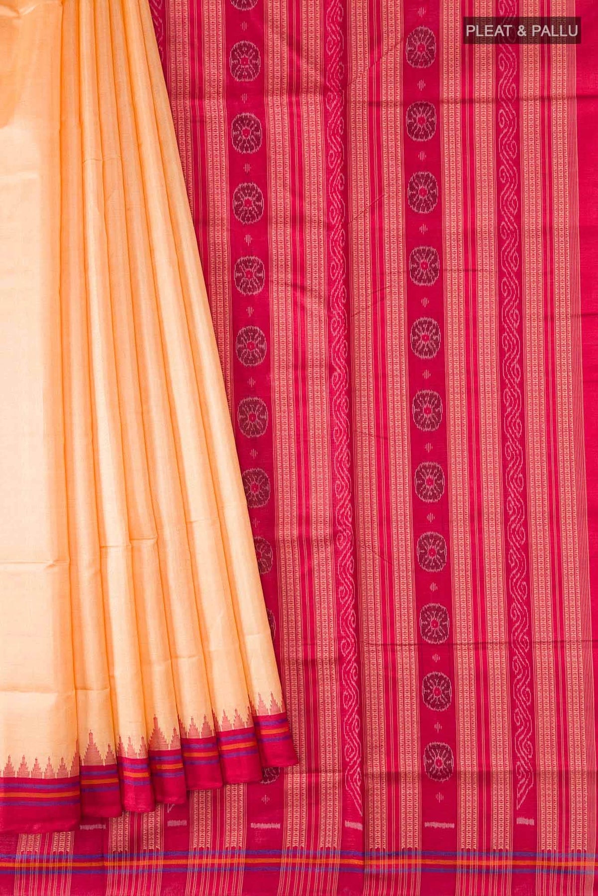 Gold Orissa Silk Saree
