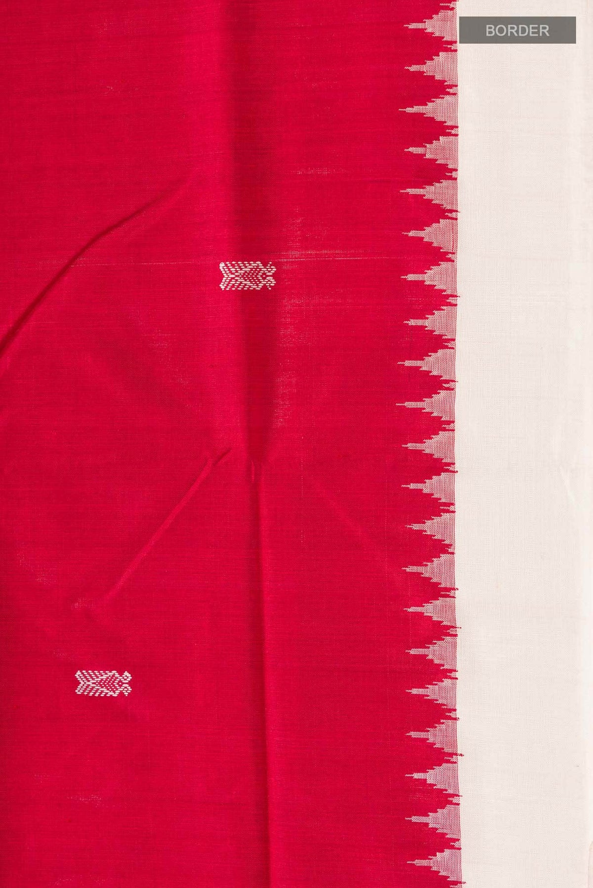 Red Orissa Silk Saree