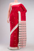 Red Orissa Silk Saree
