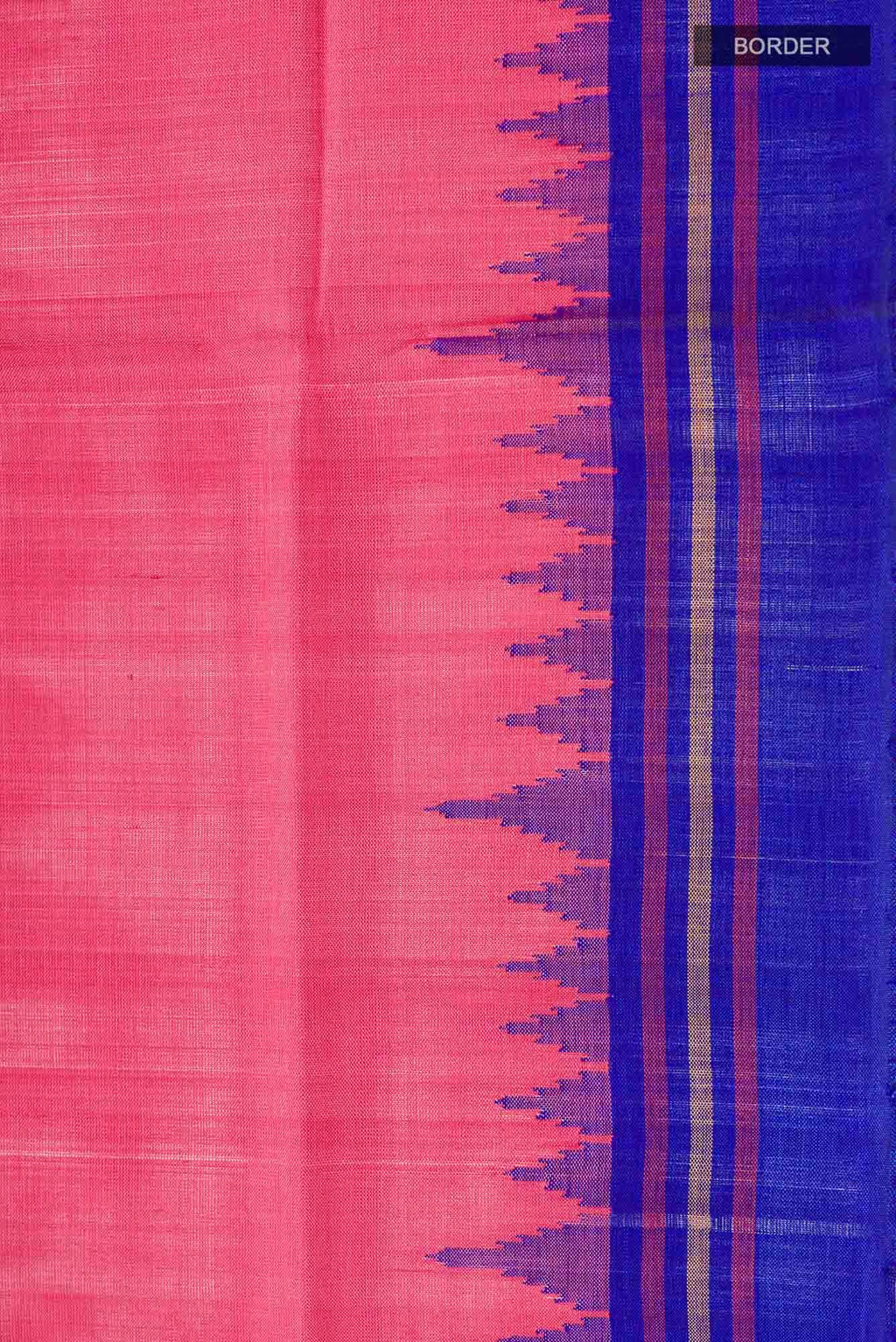 Pink Orissa Silk Saree