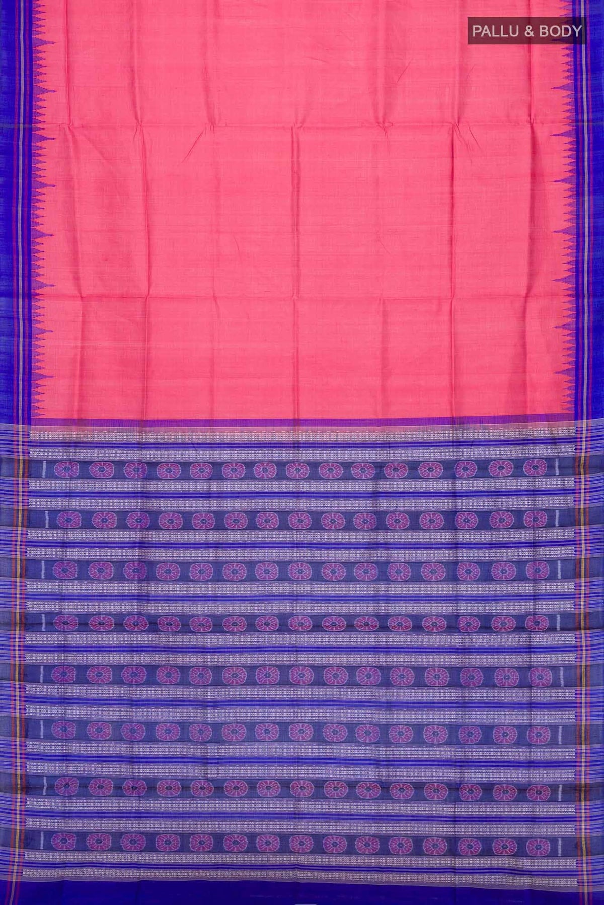 Pink Orissa Silk Saree