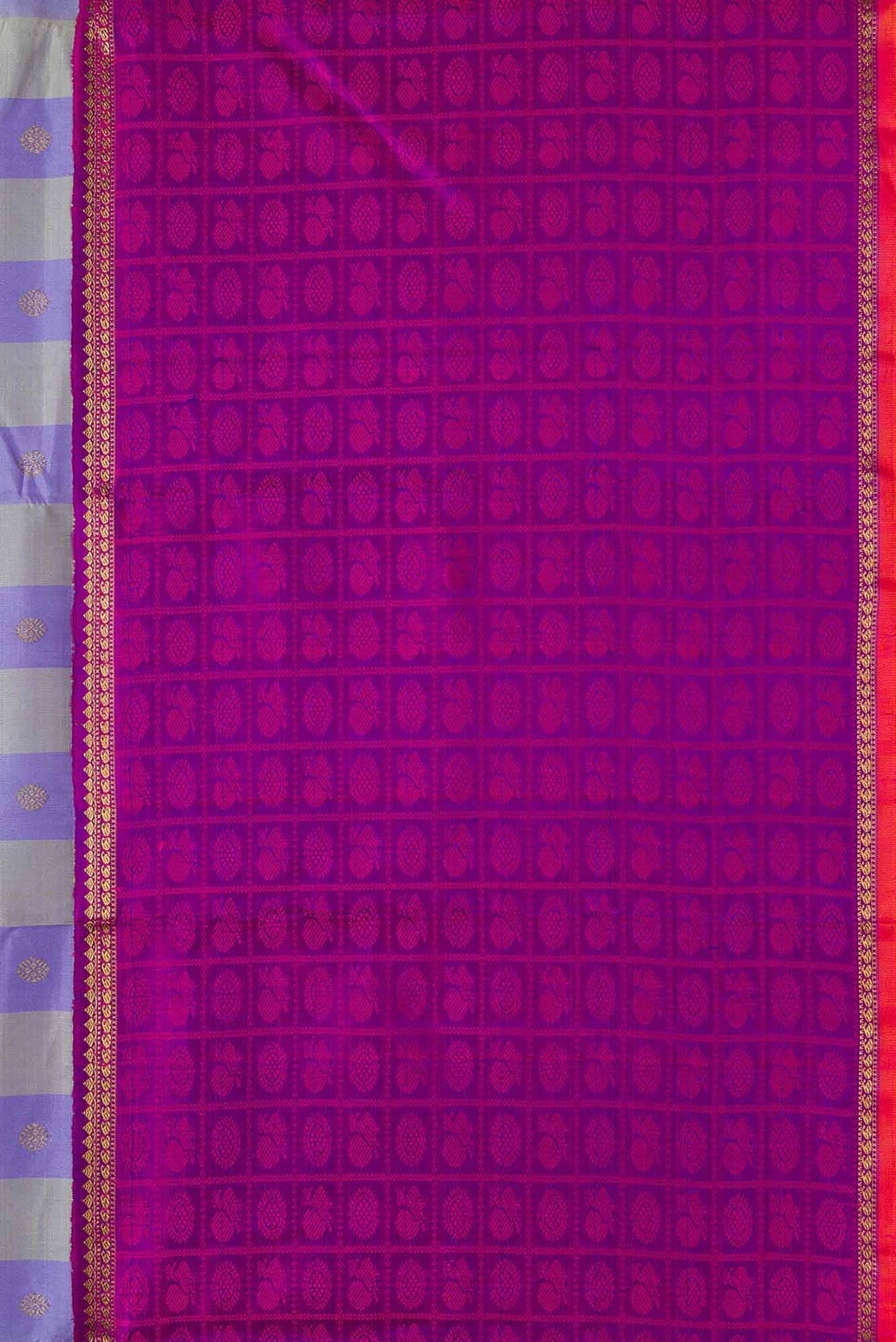 Pure Silk Pure Zari Multi Color Kanchipuram Saree