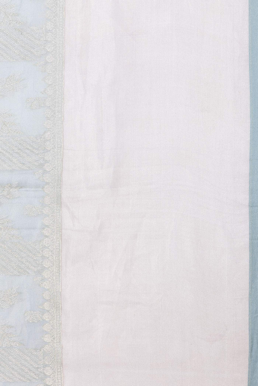 Grey Dual Tone Banarasi Tissue Silk Saree