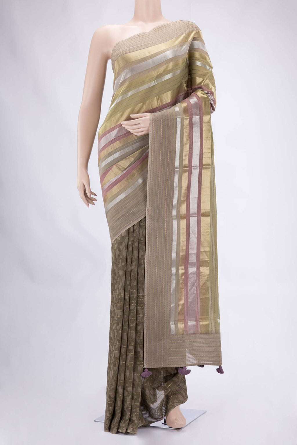 Multi Mysore Georgette Saree