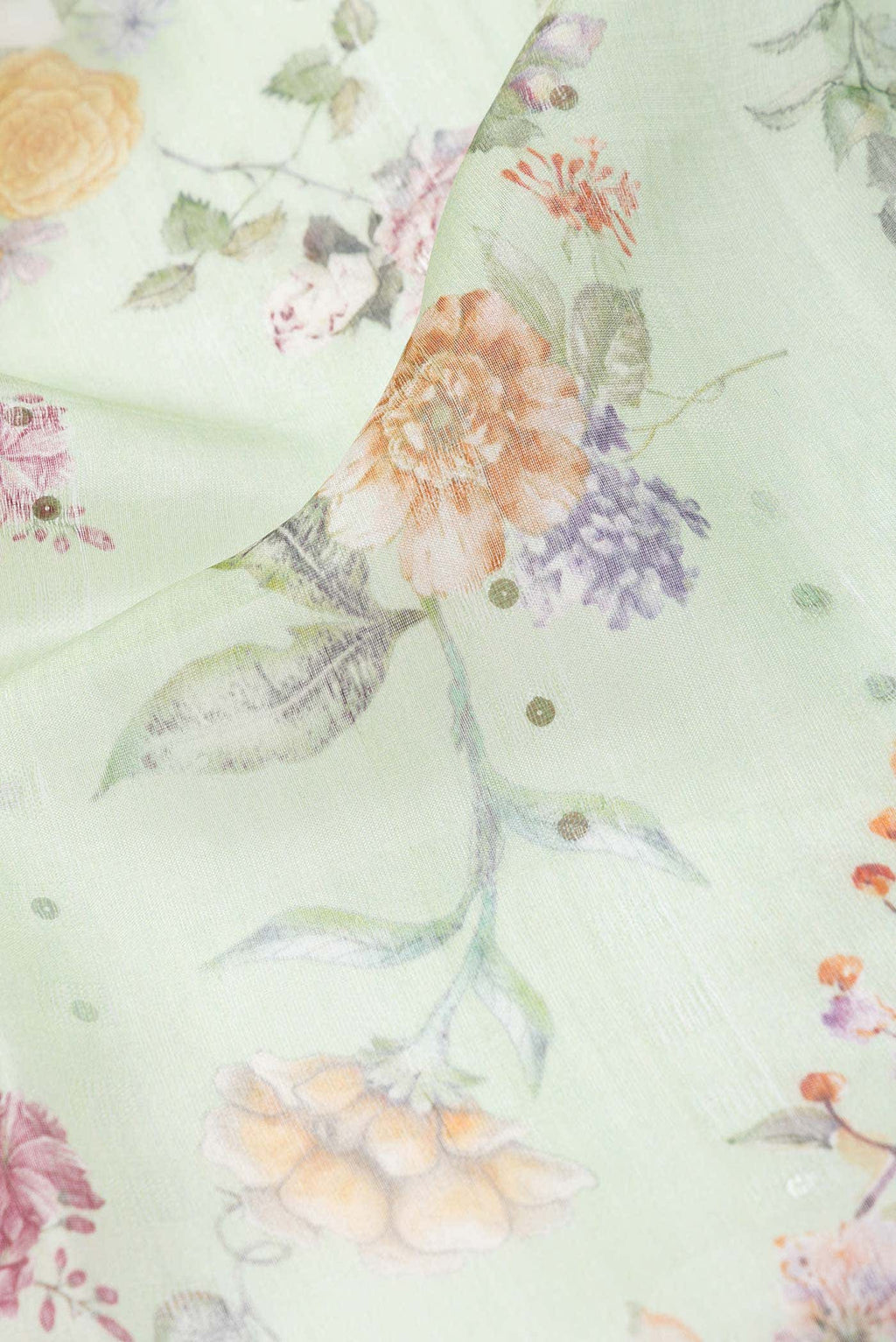 Green Dual Tone Tussar Silk Saree