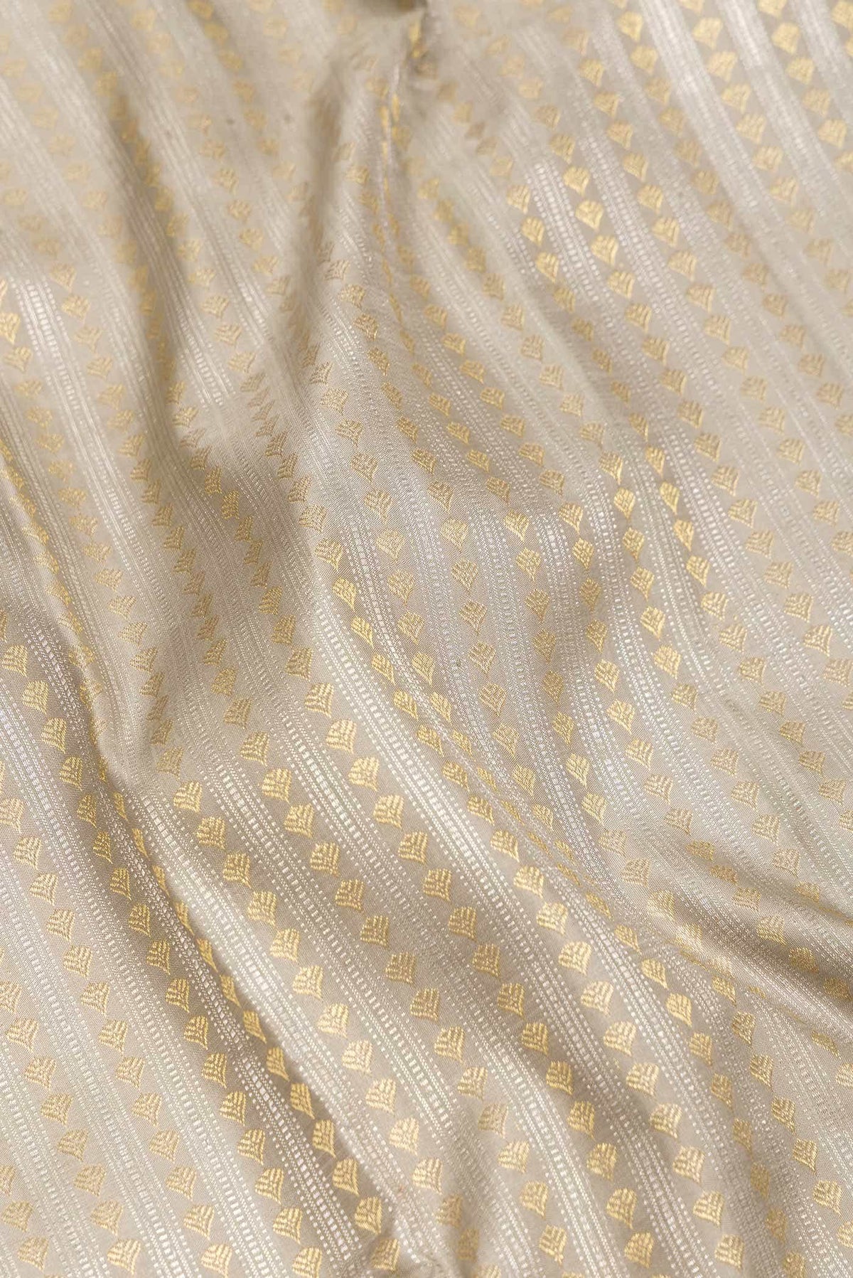 Grey Dual Tone Kanchipuram Silk Saree