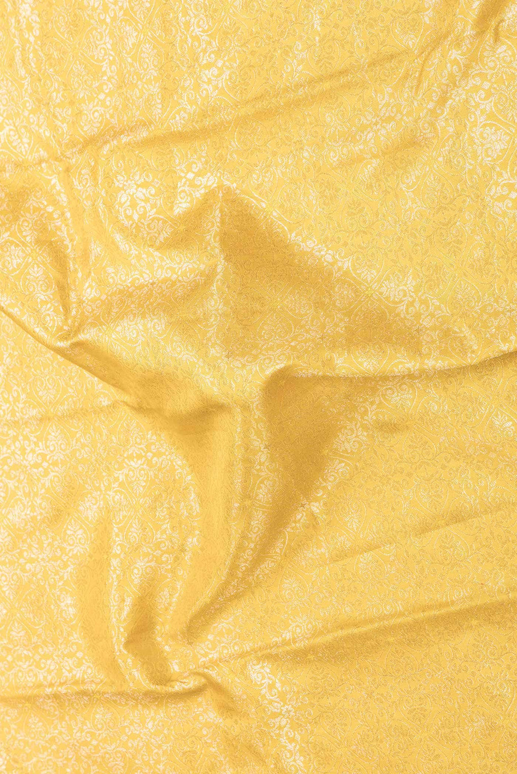 Yellow Dual Tone Kanjivaram Silk Saree