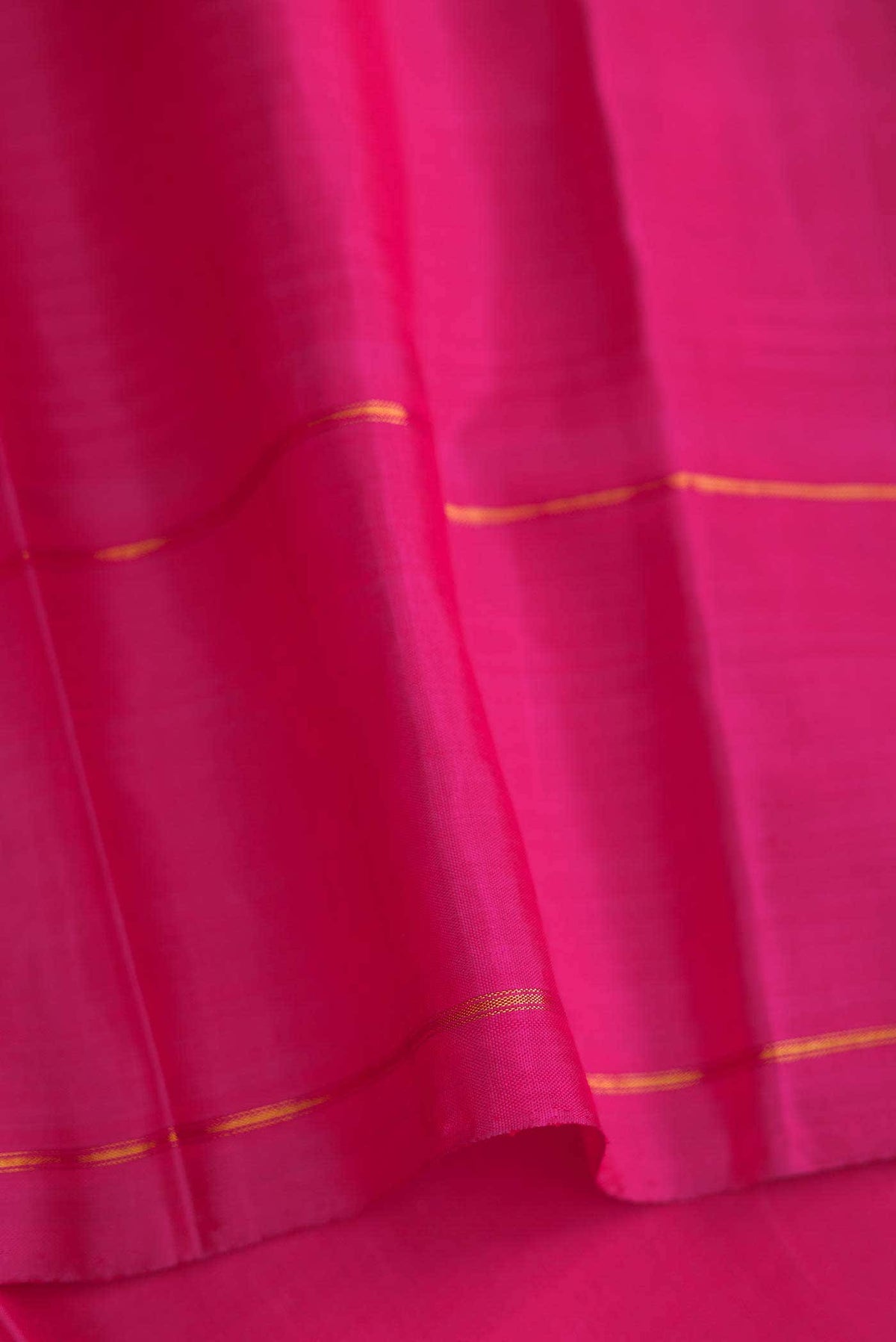 Pure Silk Pure Zari Orange and Pink Dual Tone Kanjivaram Saree