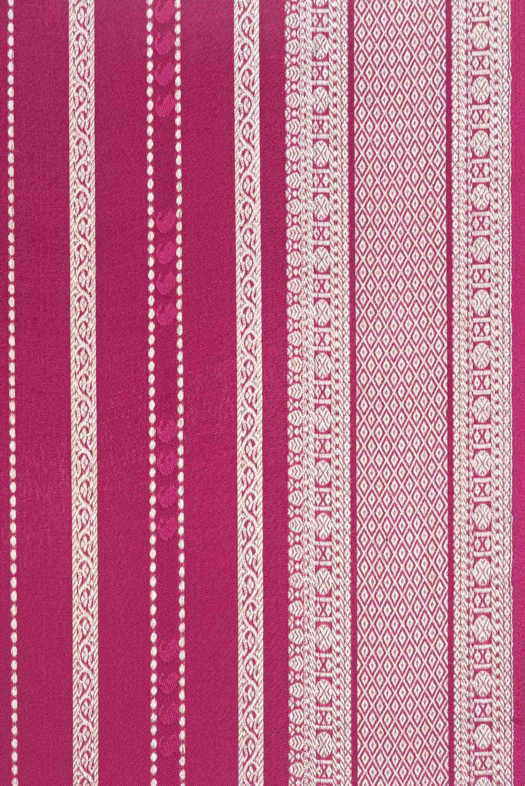 Magenta Mysore Crepe Saree