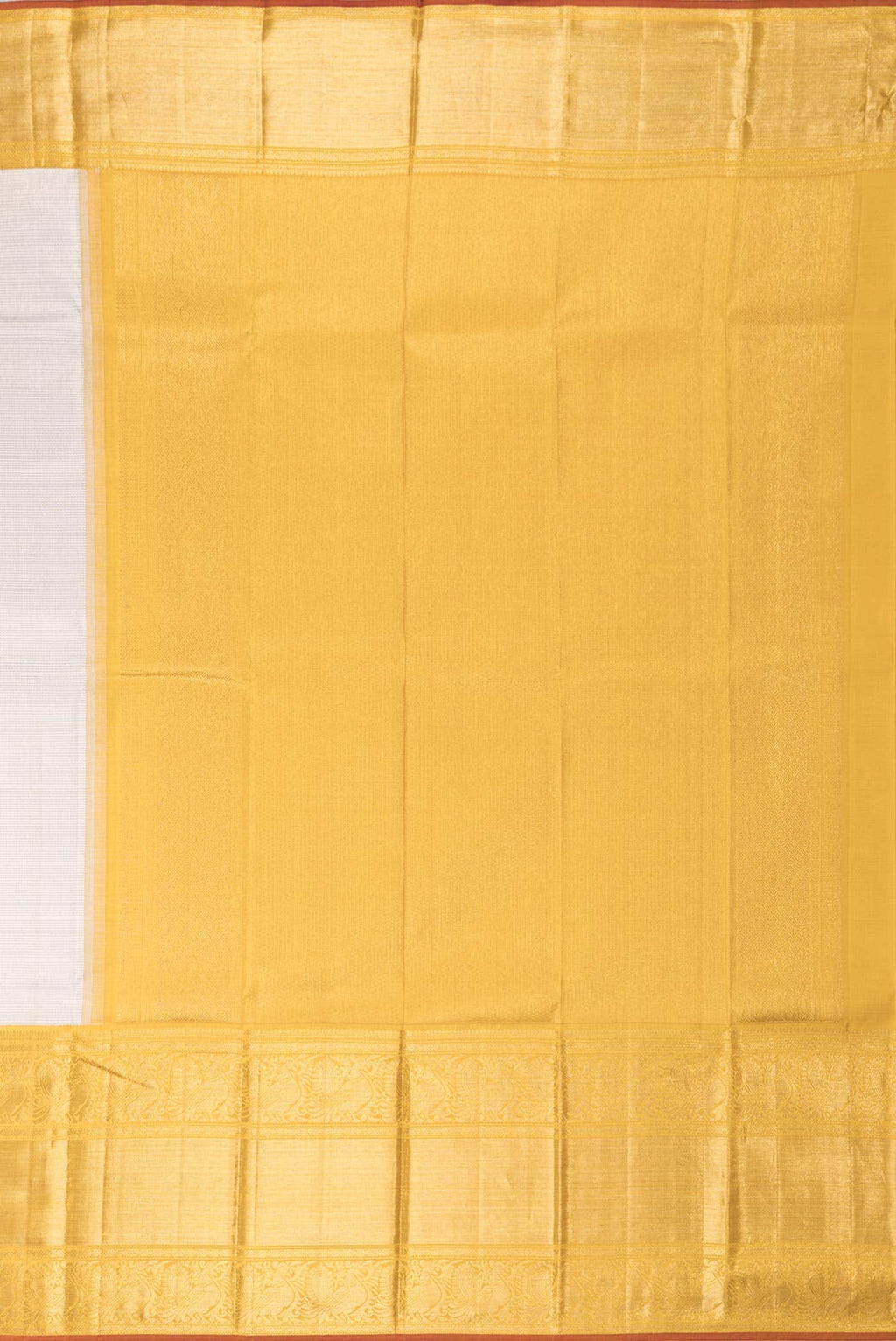 Grey Dual Tone Kanchipuram Silk Saree