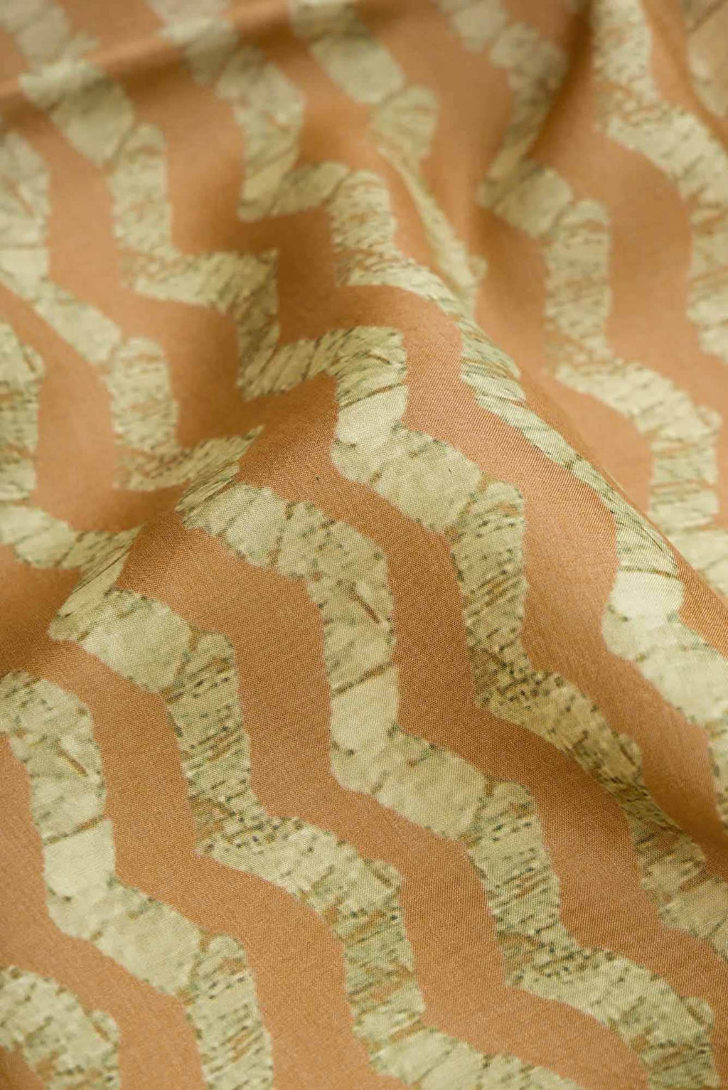 Sandal Dual Tone Tussar Silk Saree