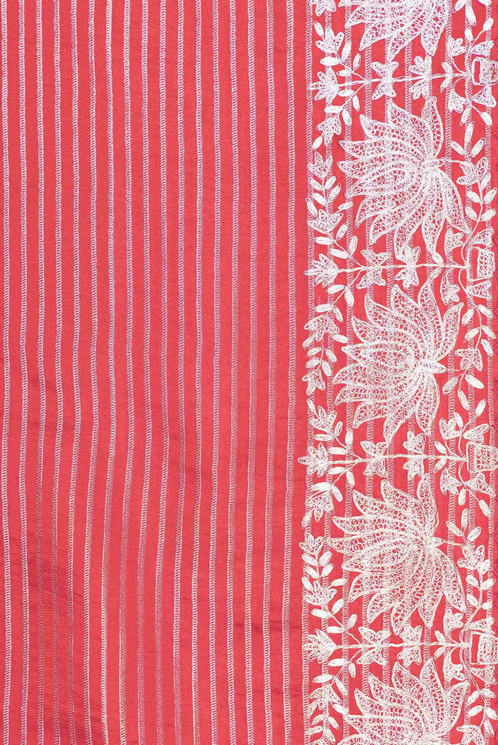 Red Dual Tone Blended Banarasi Silk Saree