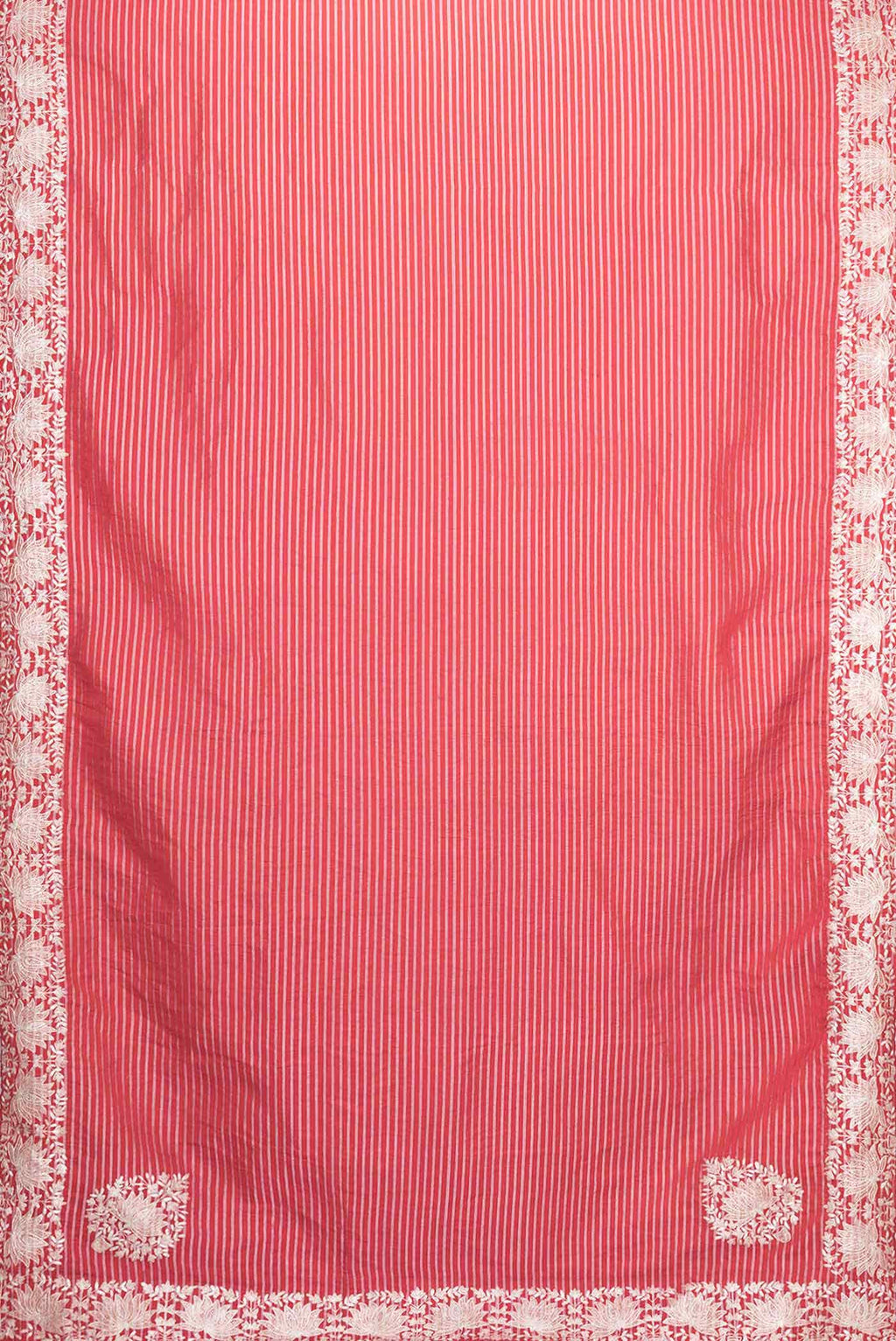 Red Dual Tone Blended Banarasi Silk Saree