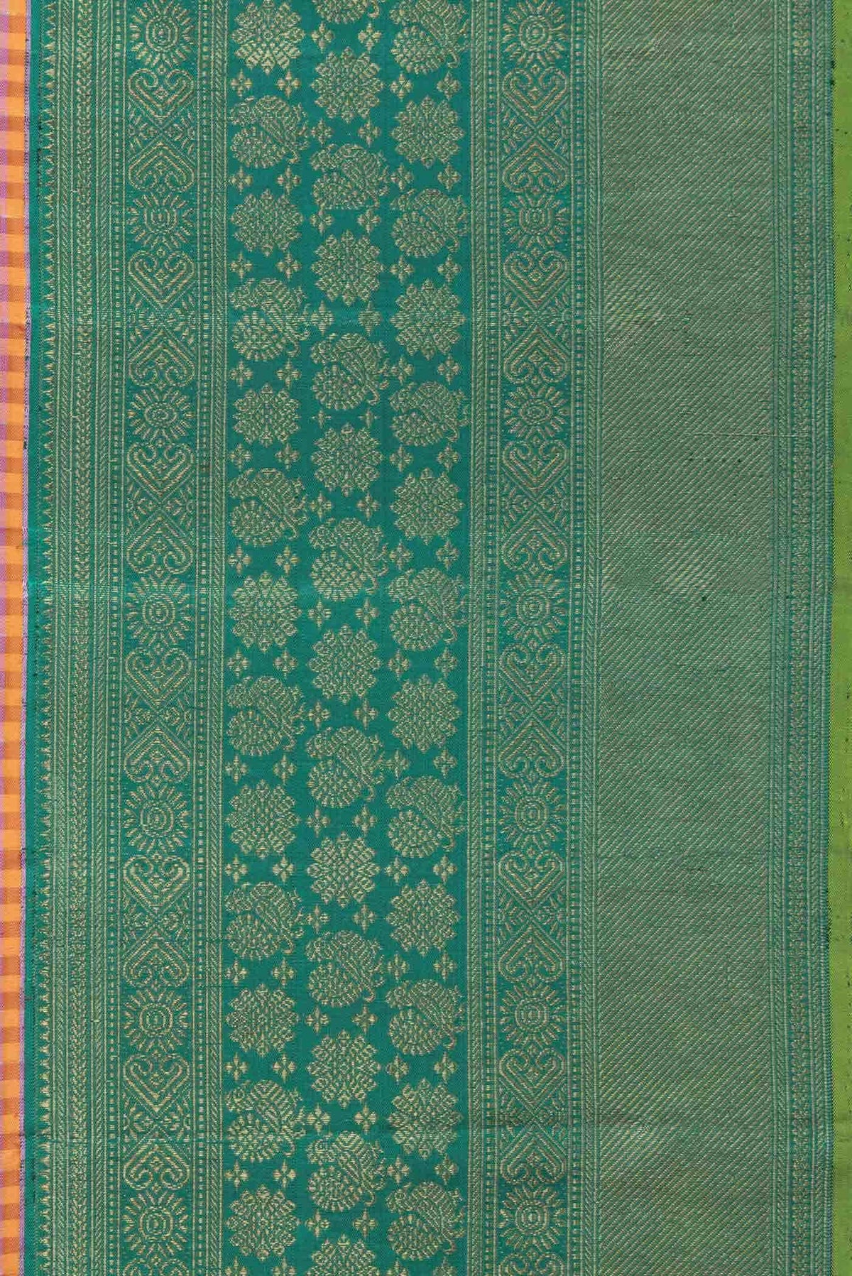 Pure Silk Pure Zari Multi Kanjivaram Saree