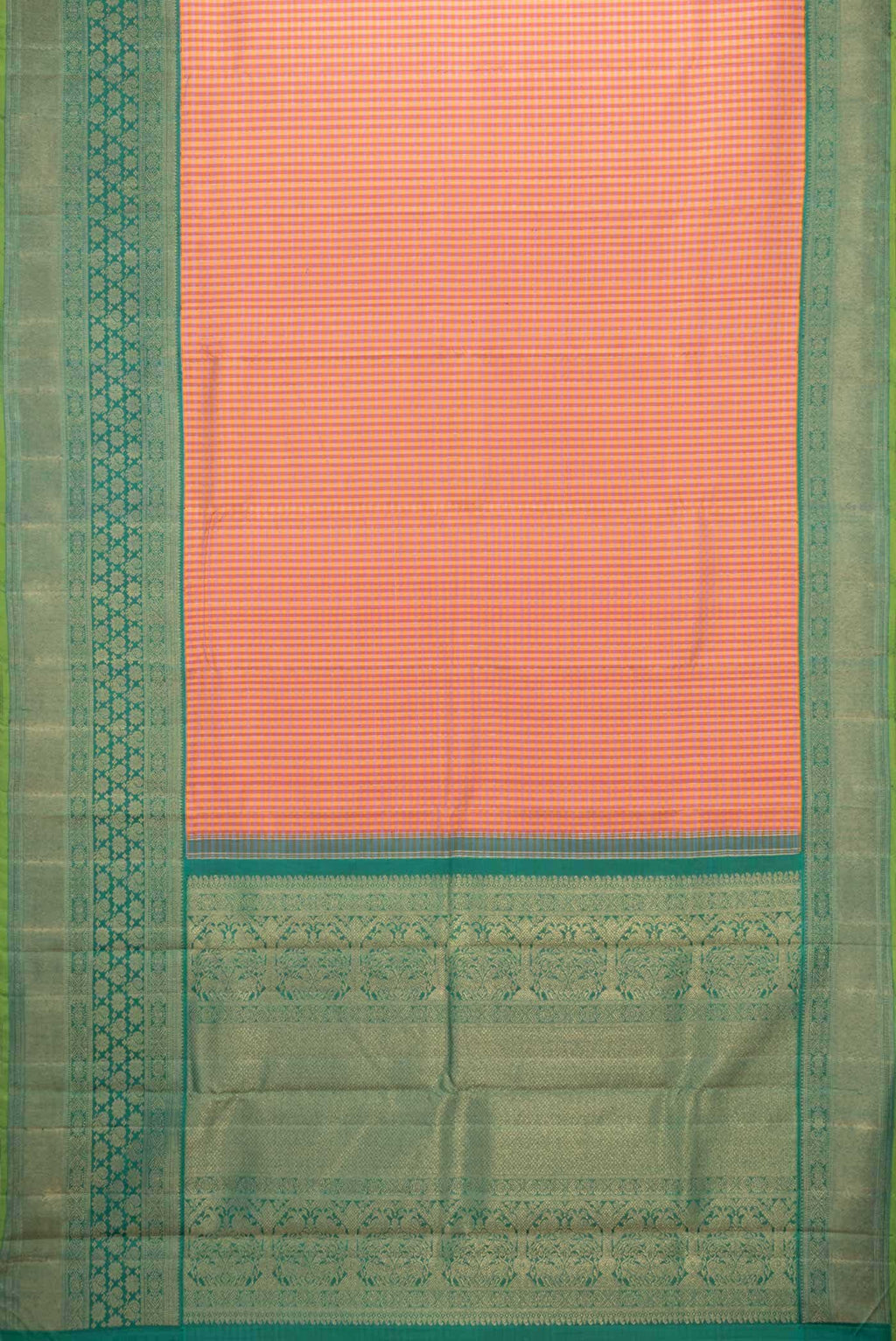 Pure Silk Pure Zari Multi Kanjivaram Saree