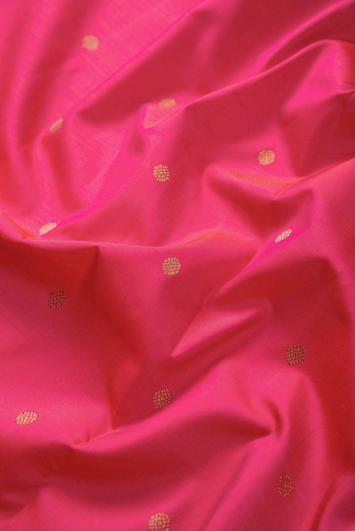 Pure Silk Pure Zari Pink Dual Tone Kanchipuram Saree