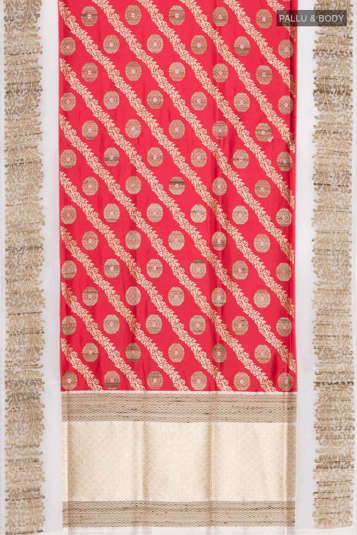 Red Banarasi Silk Saree