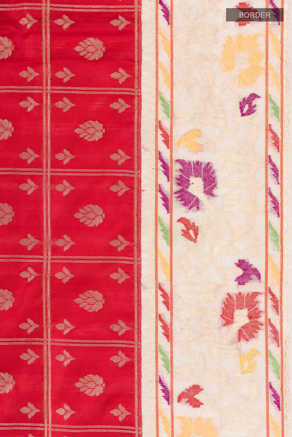 Red Banarasi Silk Saree