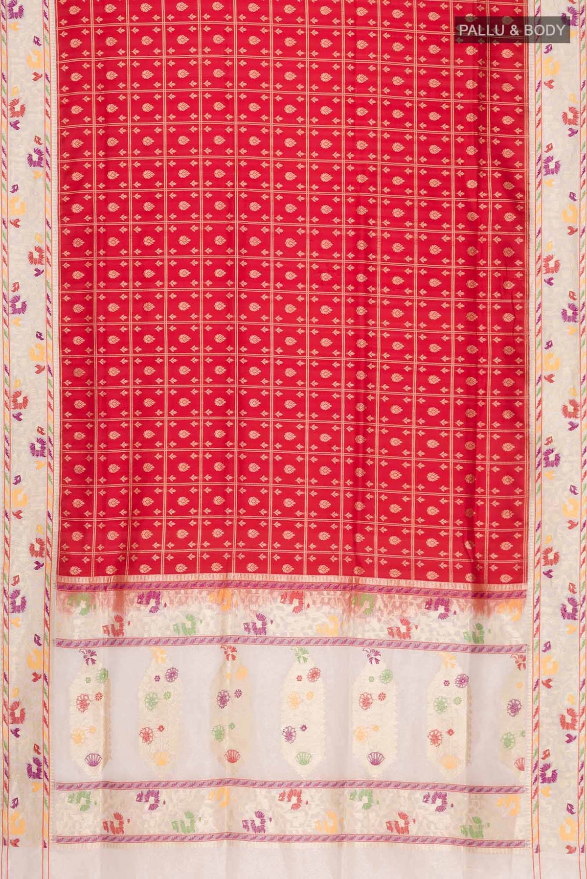 Red Banarasi Silk Saree