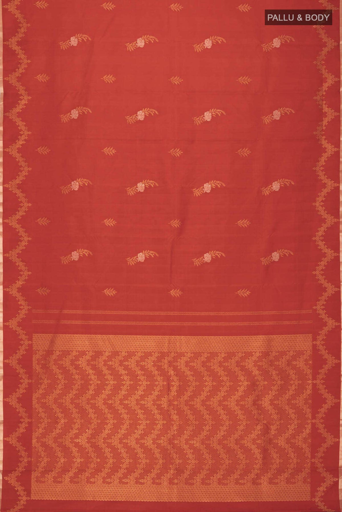 Red Kanchipuram Silk Saree