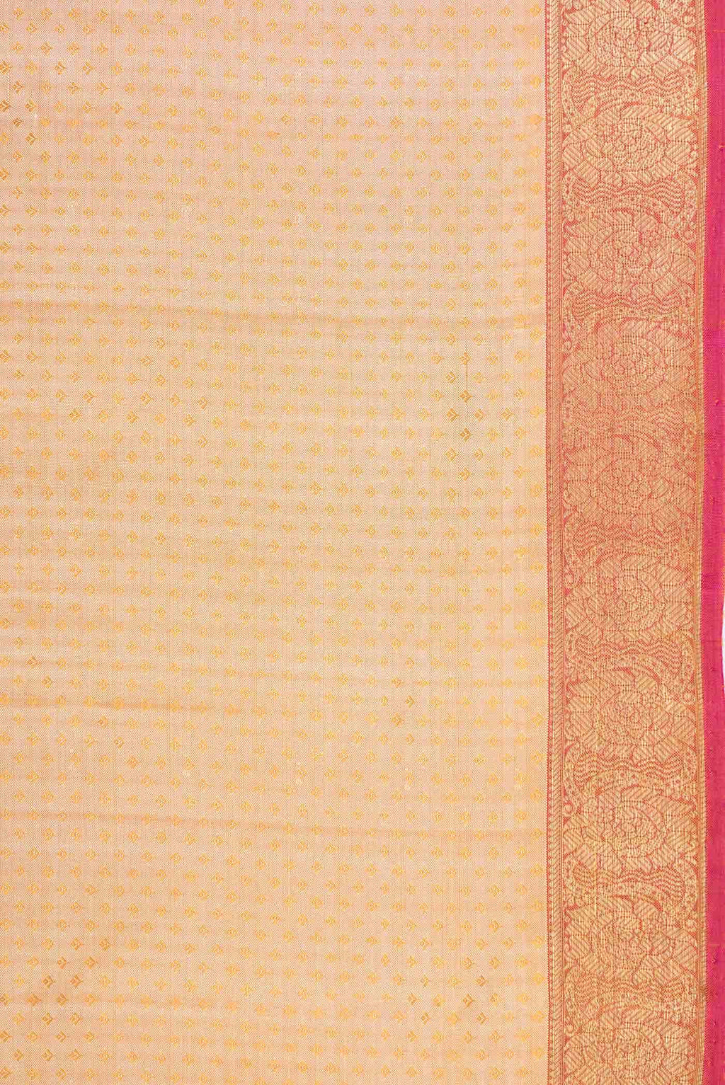 Pure Silk Pure Zari Sandal Dual Tone Kanjivaram Saree