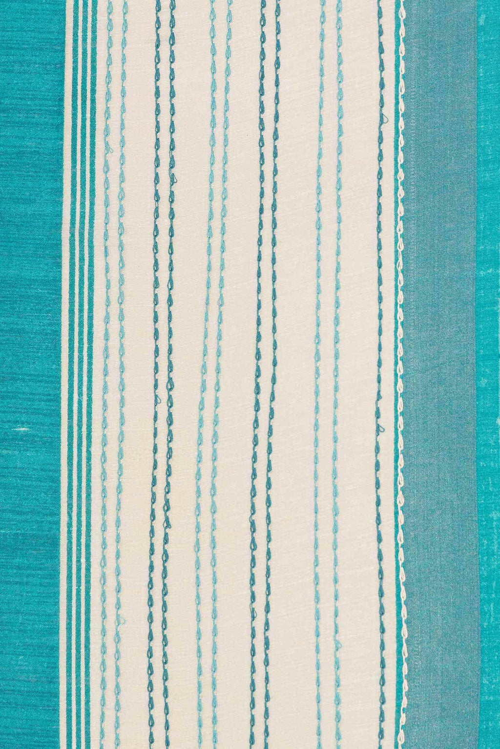 Peacock Blue Dual Tone Tussar Silk Saree