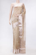 Grey Dual Tone Organza Silk Saree