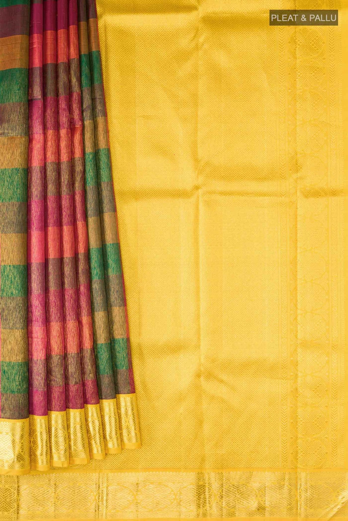 Multi Kanjivaram Silk Saree