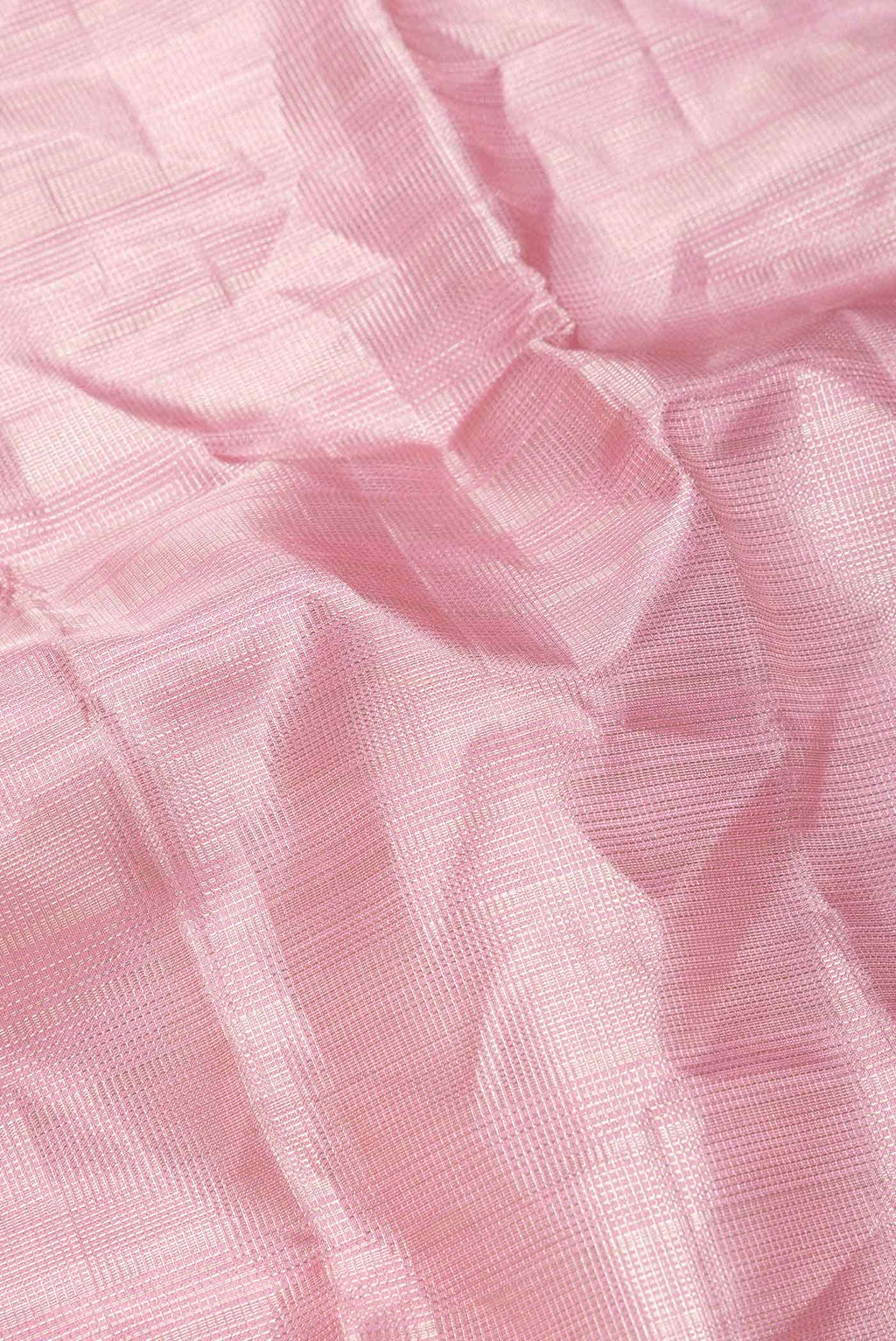 Pure Silk Pure Zari Pink Dual Tone Kanjivaram Saree