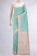 Sea Green Kanchipuram Silk Saree
