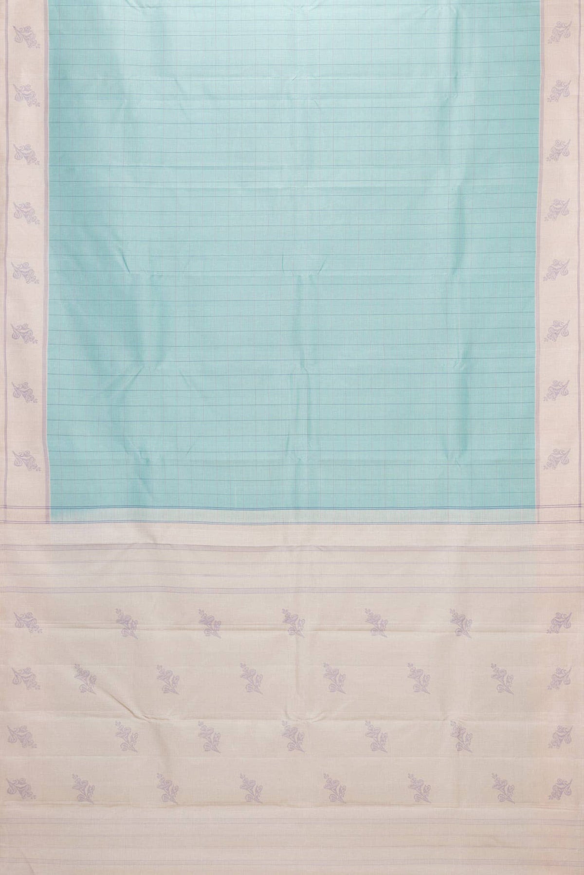 Sea Green Kanchipuram Silk Saree