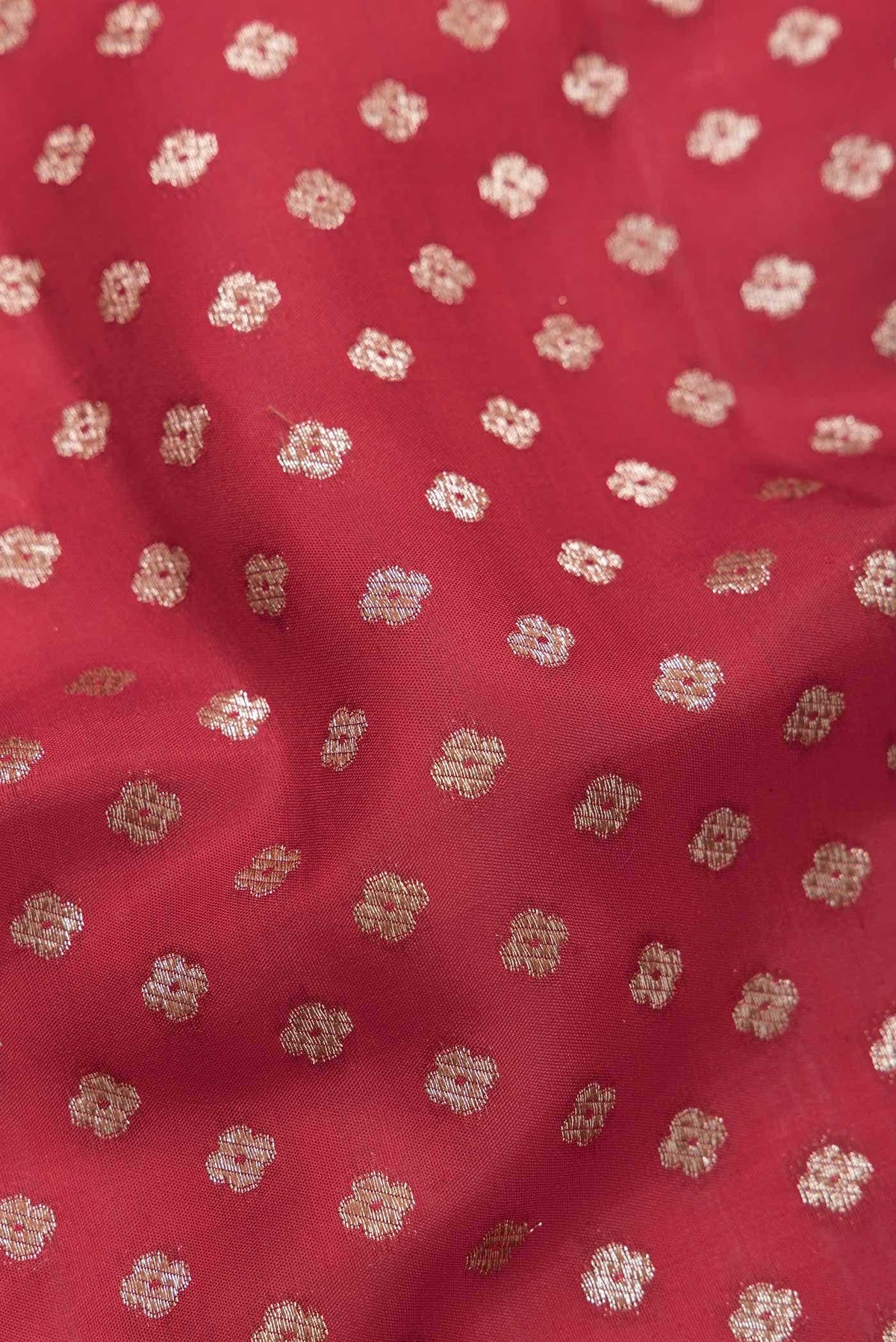 Maroon Tussar Silk Saree