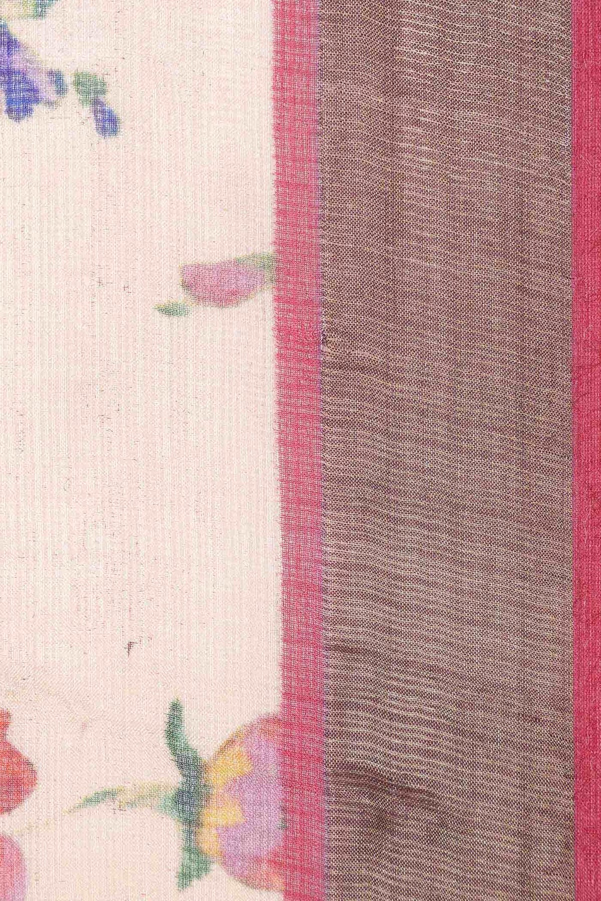 Sandal Tussar Silk Saree