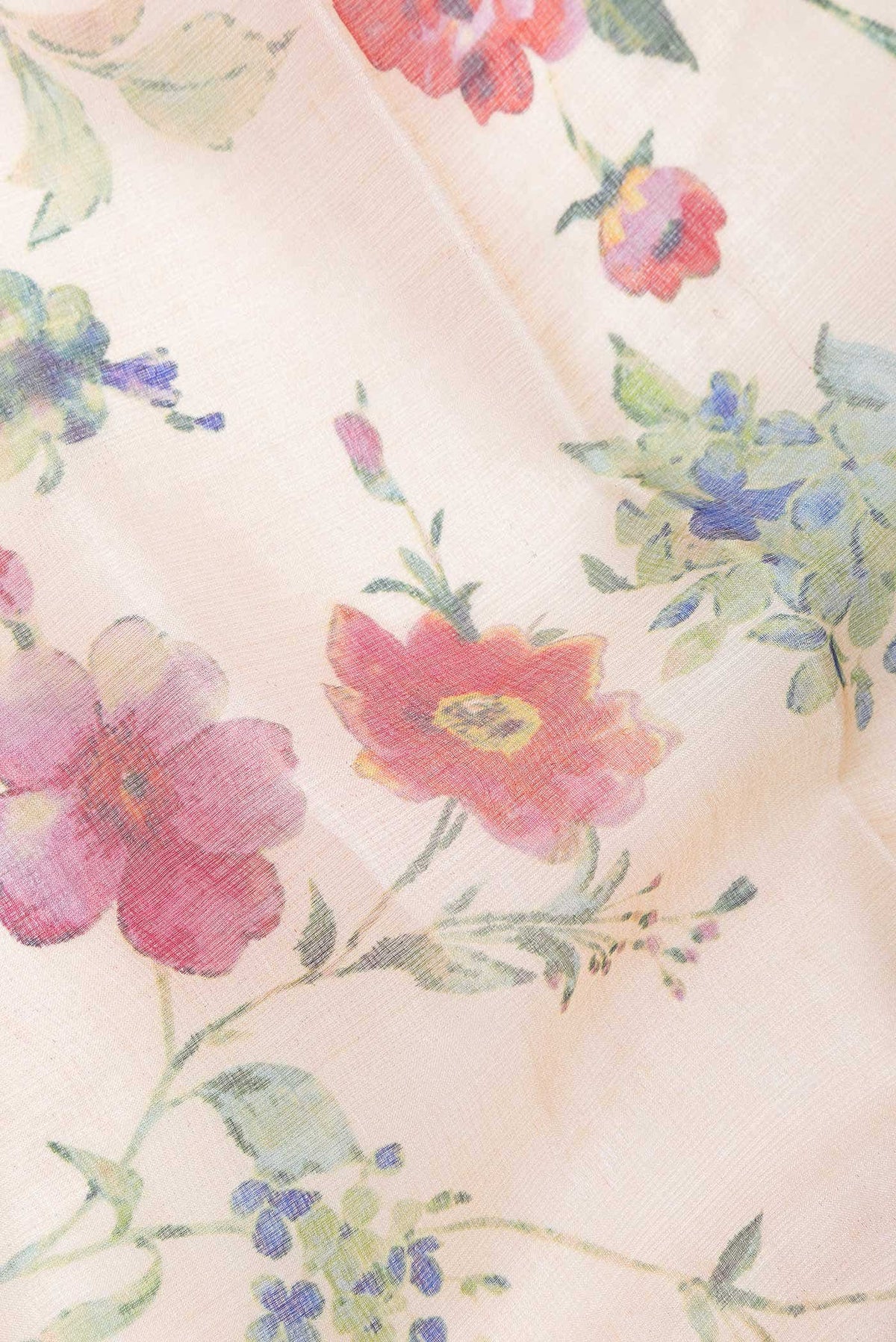 Sandal Tussar Silk Saree