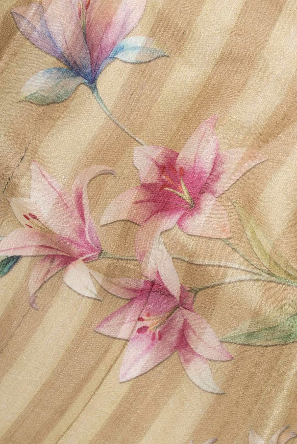 Gold Tussar Silk Saree