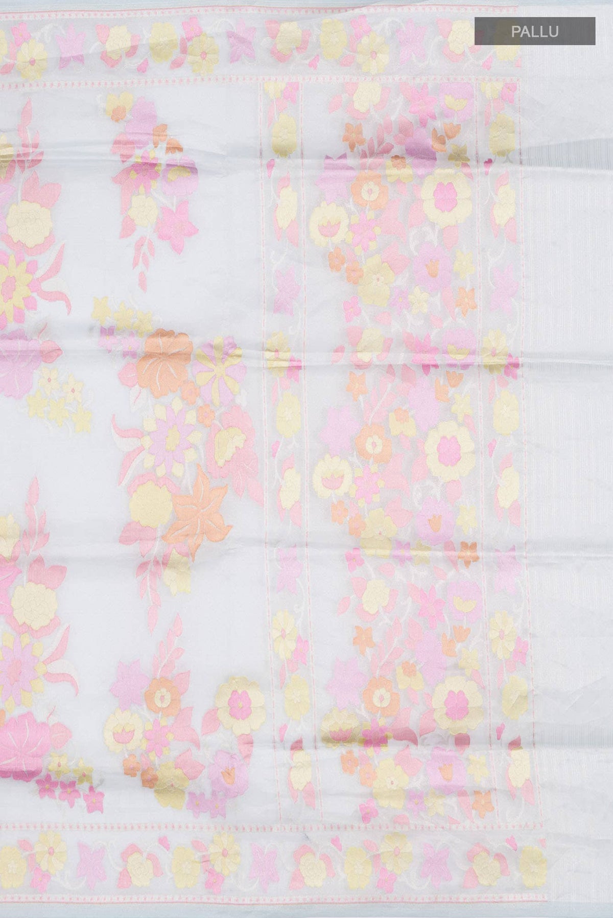 Multi Banarasi Tissue Silk Saree