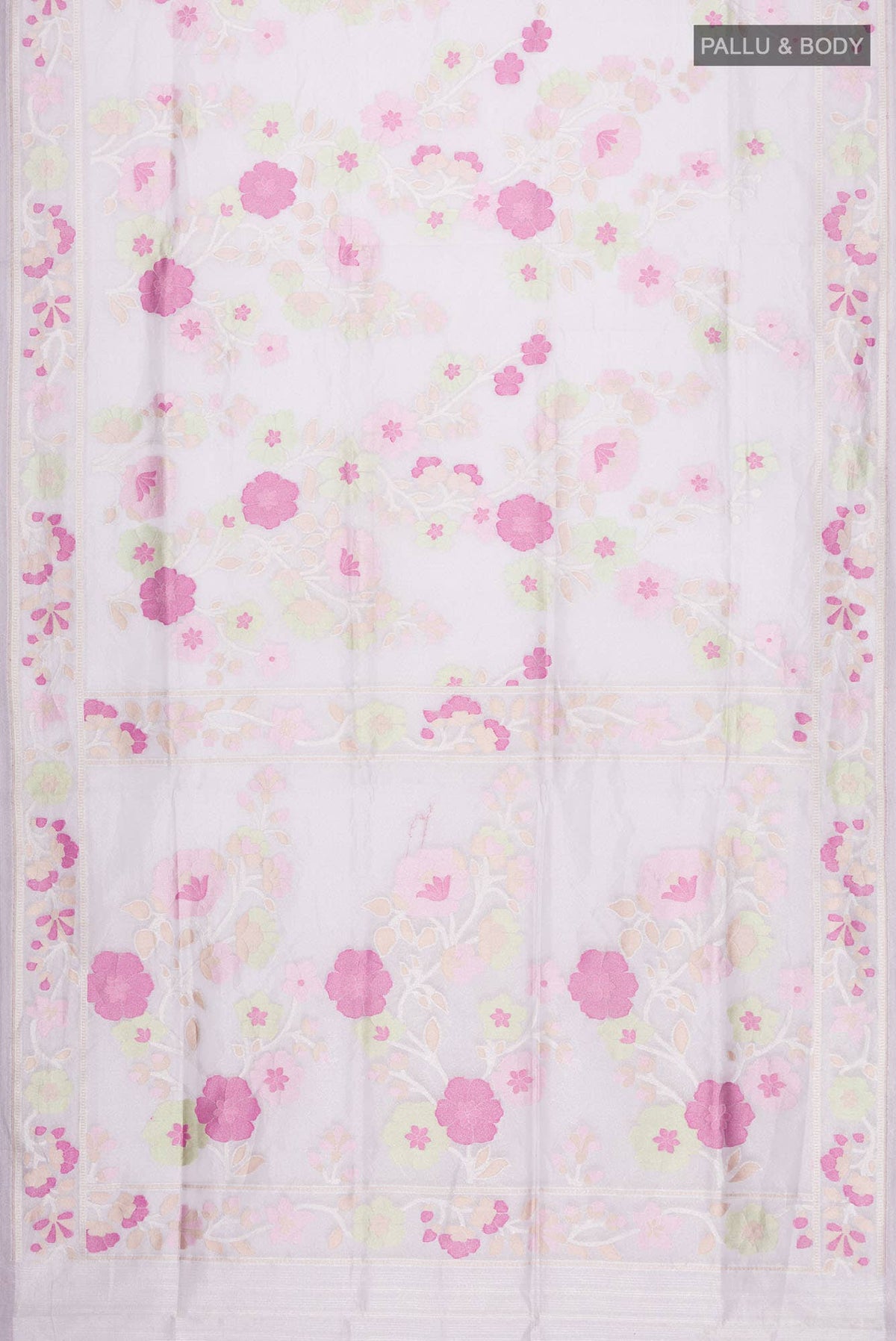 Lilac Banarasi Tissue Silk Saree