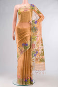Gold Tussar Silk Saree