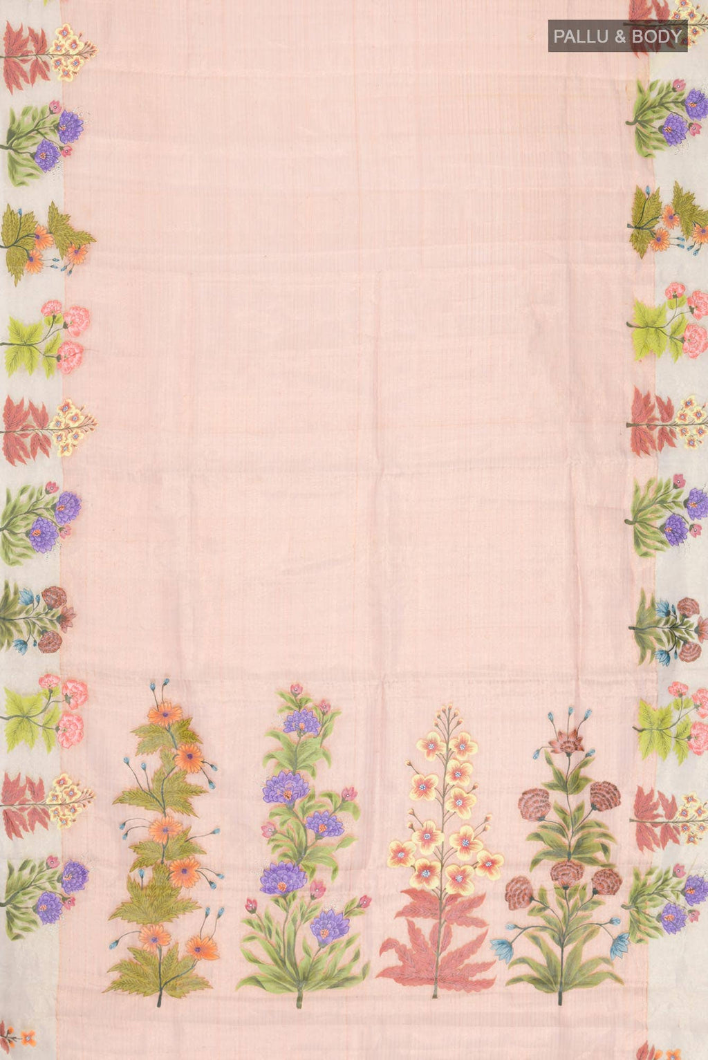 Gold Tussar Silk Saree