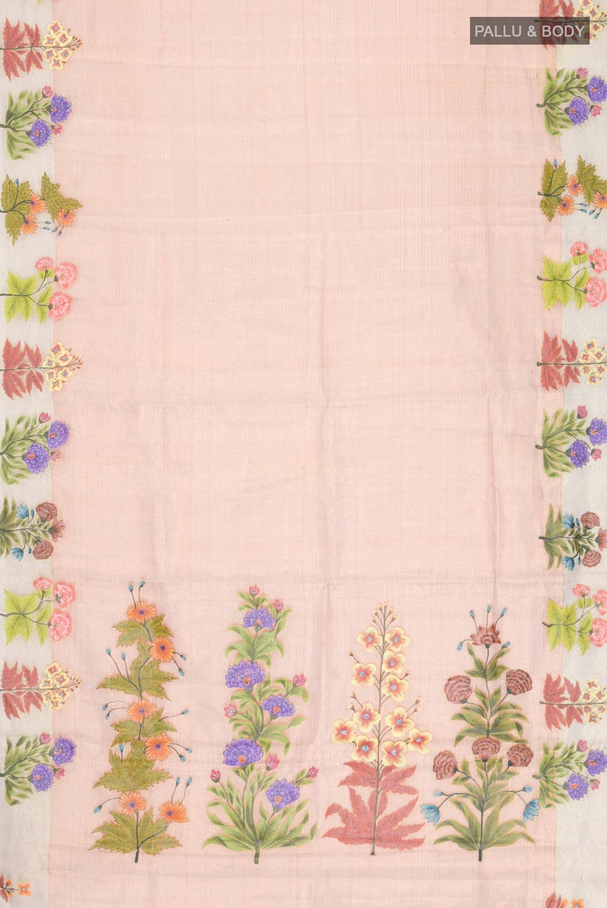 Gold Tussar Silk Saree