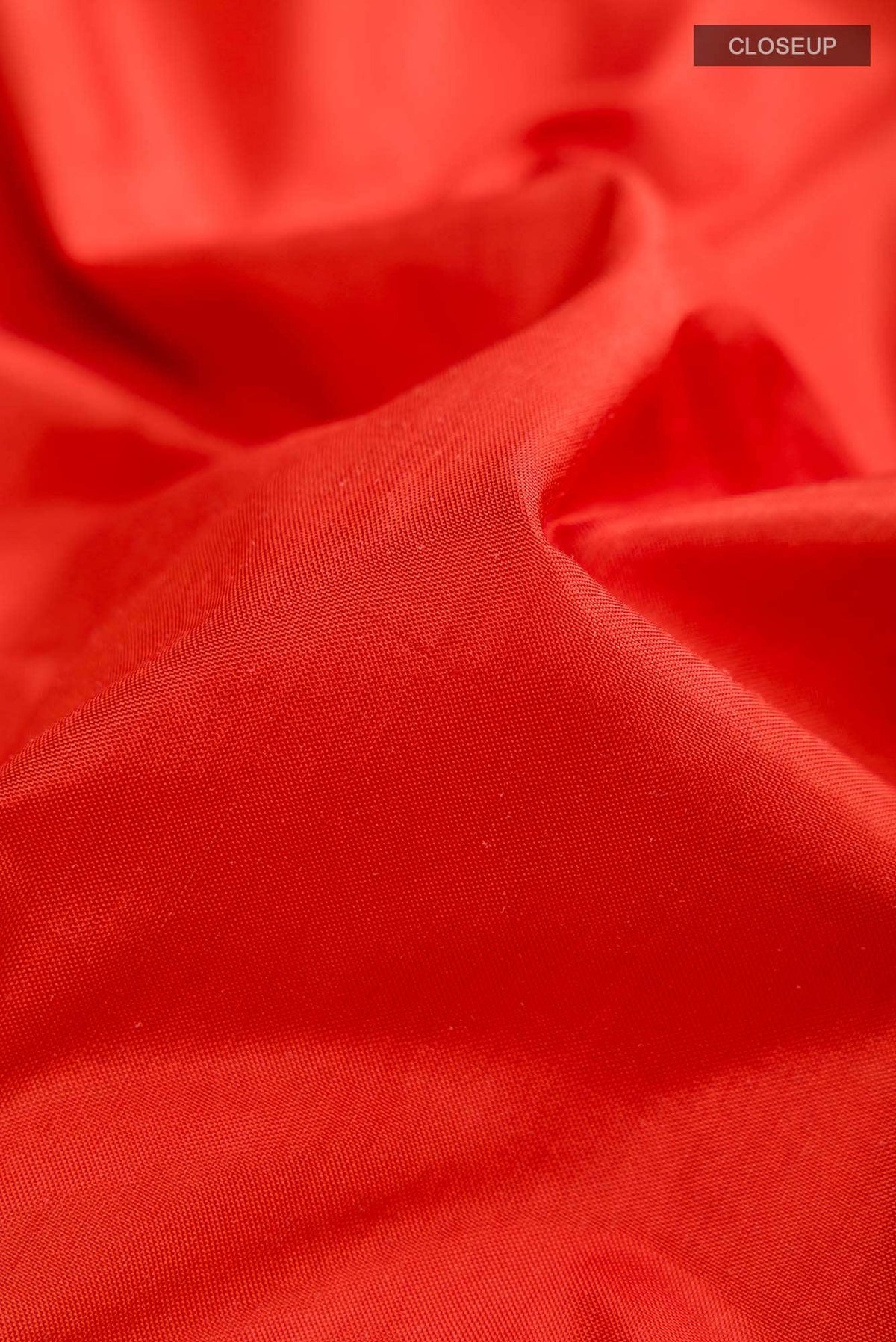 Orange Pochampally Silk Saree