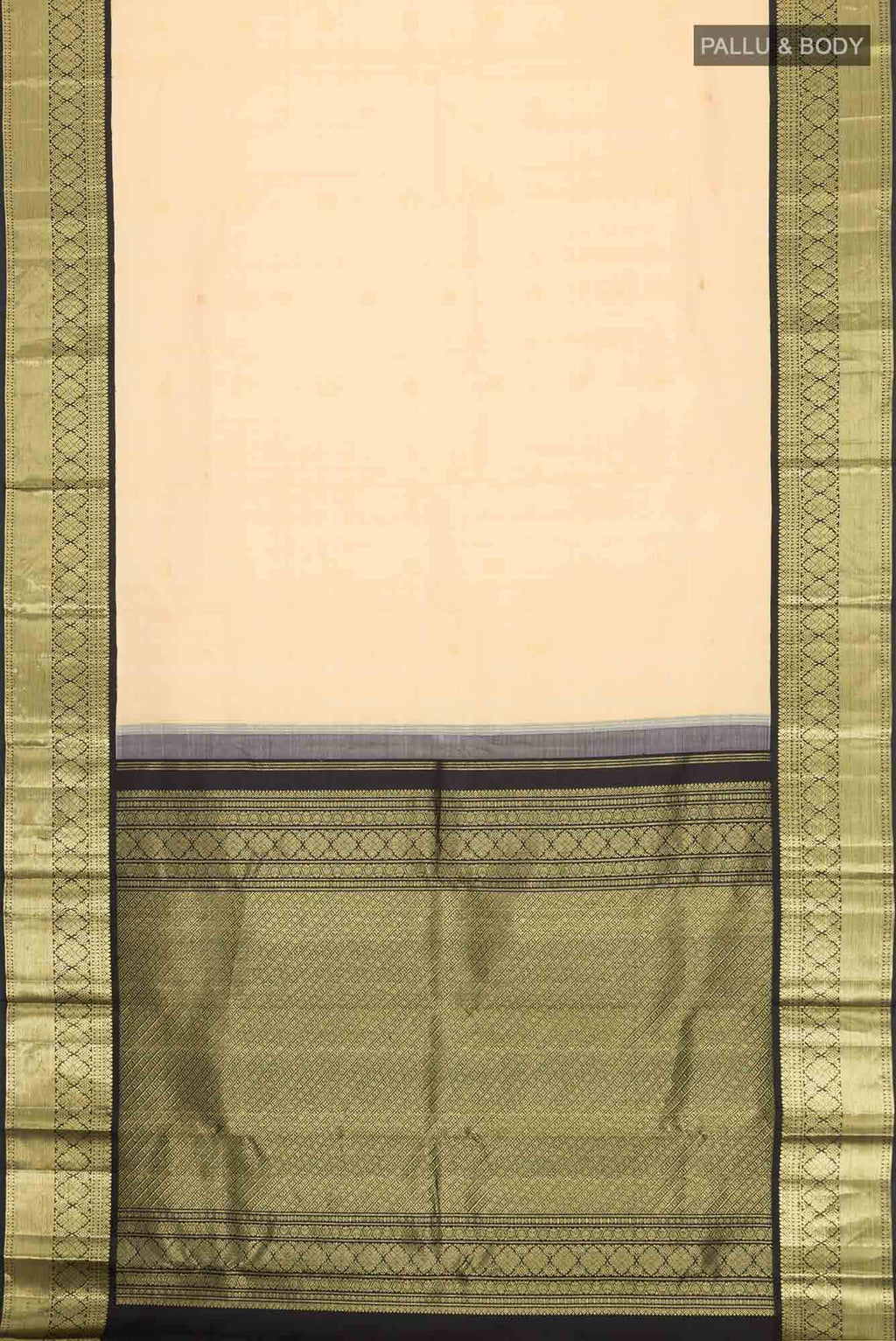 Sandal Kanjivaram Silk Saree