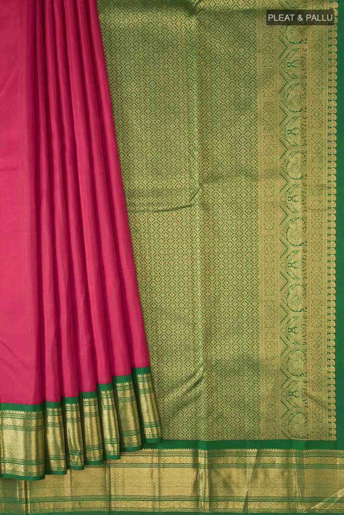 Maroon Kanjivaram Silk Saree