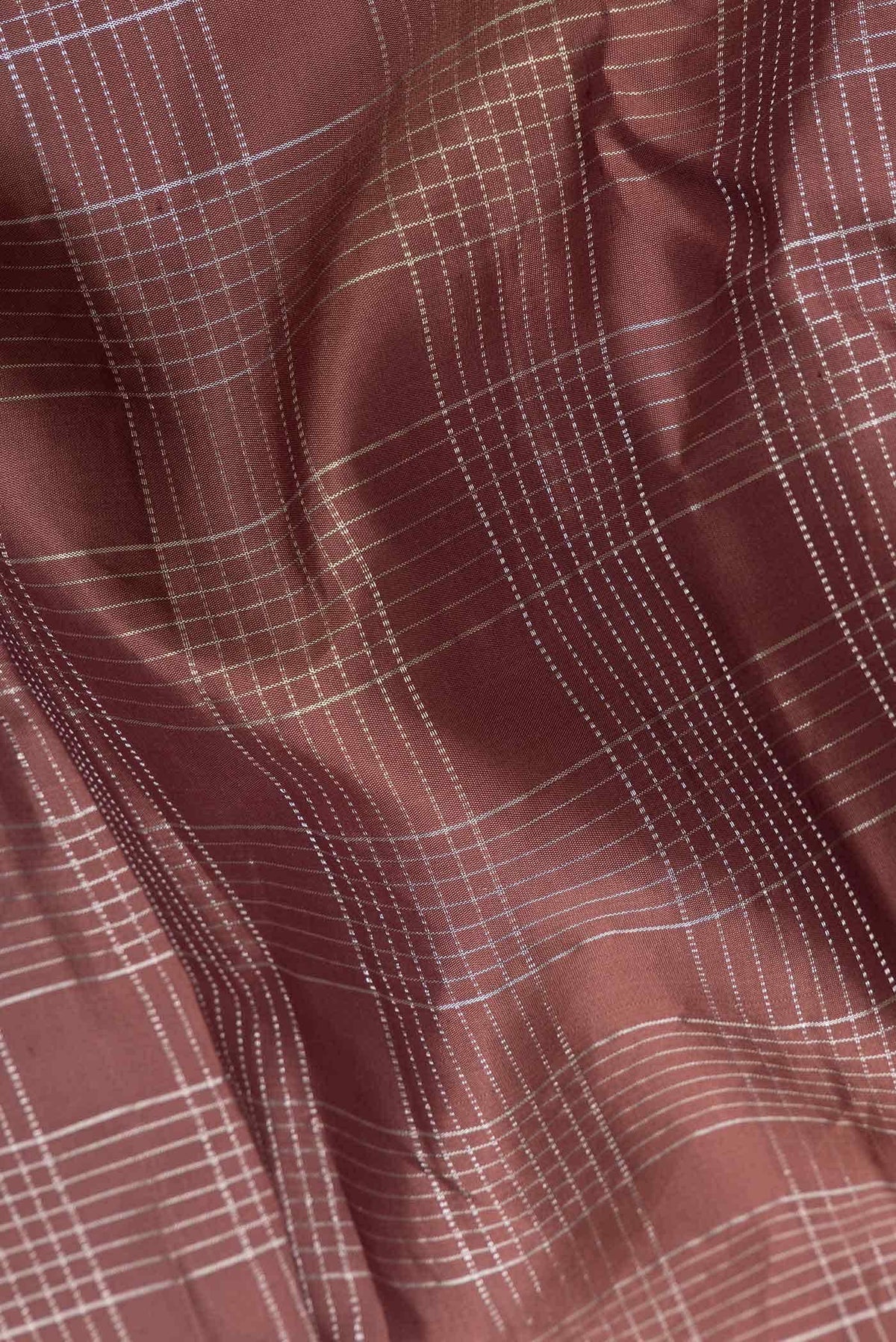 Pure Silk Pure Zari Brown Kanjivaram Saree