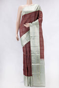 Pure Silk Pure Zari Brown Kanjivaram Saree