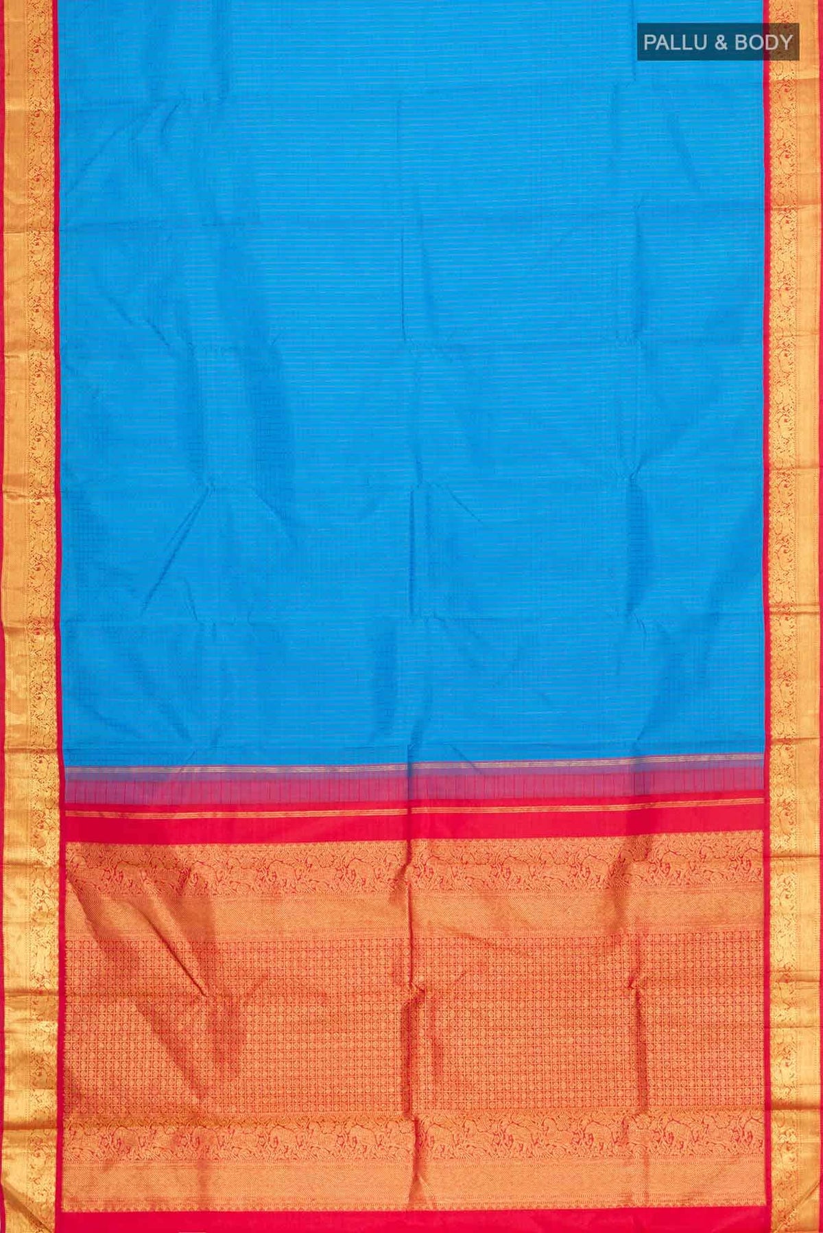 Blue Kanjivaram Silk Saree