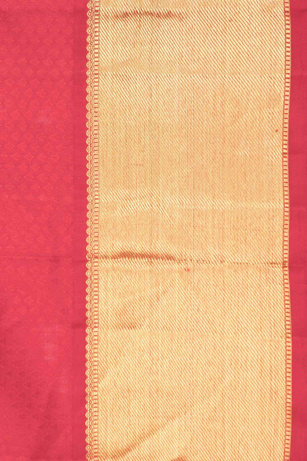 Pure Silk Pure Zari Red Dual Tone Kanjivaram Saree