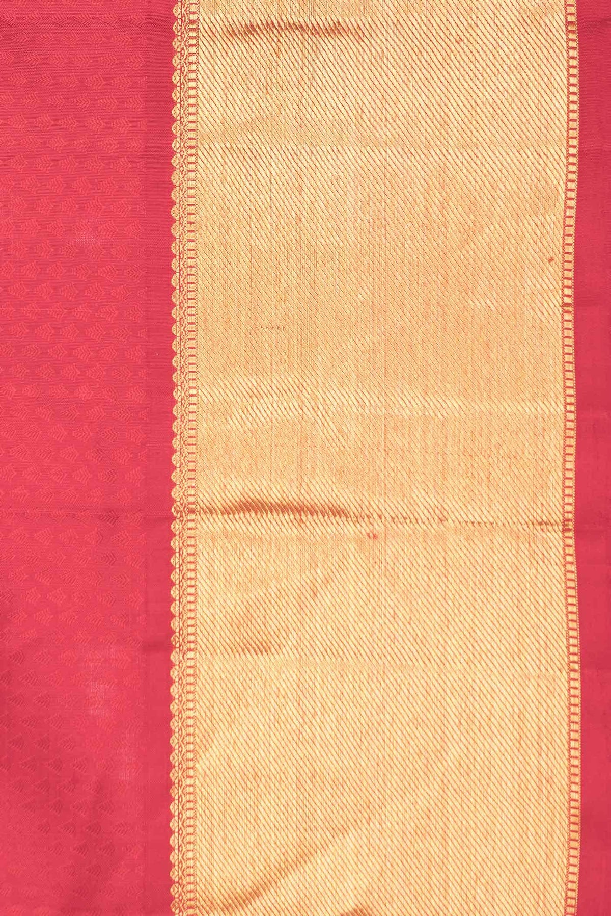 Pure Silk Pure Zari Red Dual Tone Kanjivaram Saree